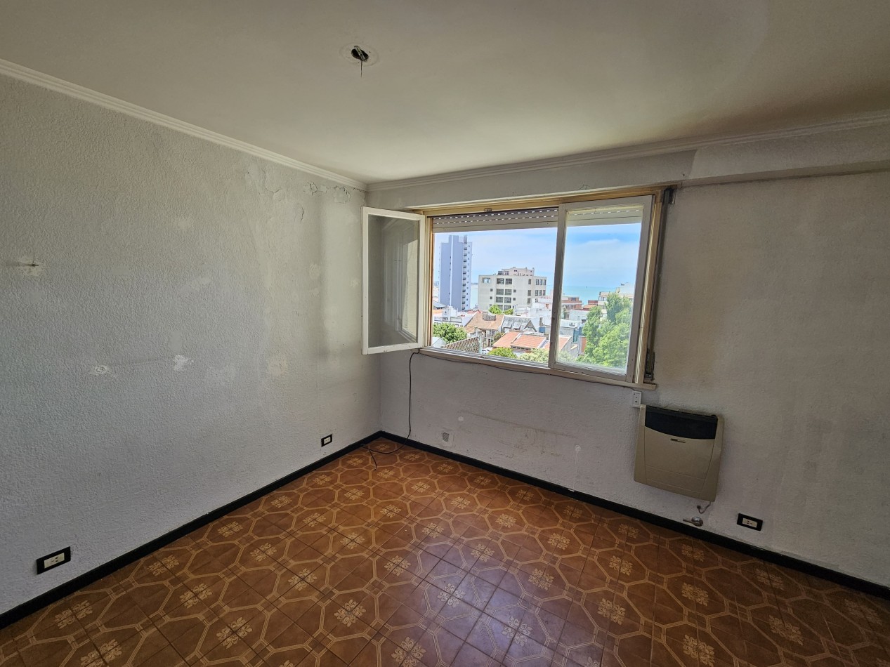2 AMBIENTES CON DEPENDENCIA Y VISTA LATERAL AL MAR