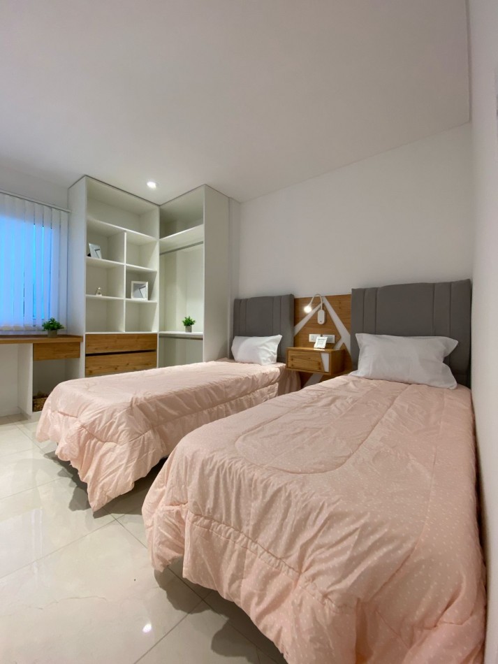 Moderno 3 Ambientes con Balcon Corrido - Luminoso y Amoblado