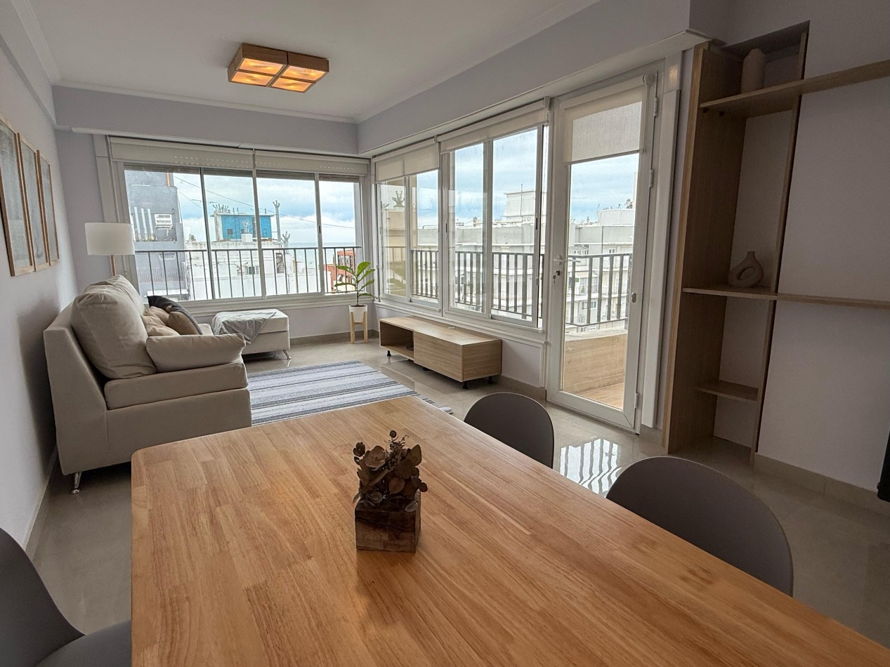 3 Ambientes con Suite y Balcon | Vista al Mar | Full Equipado