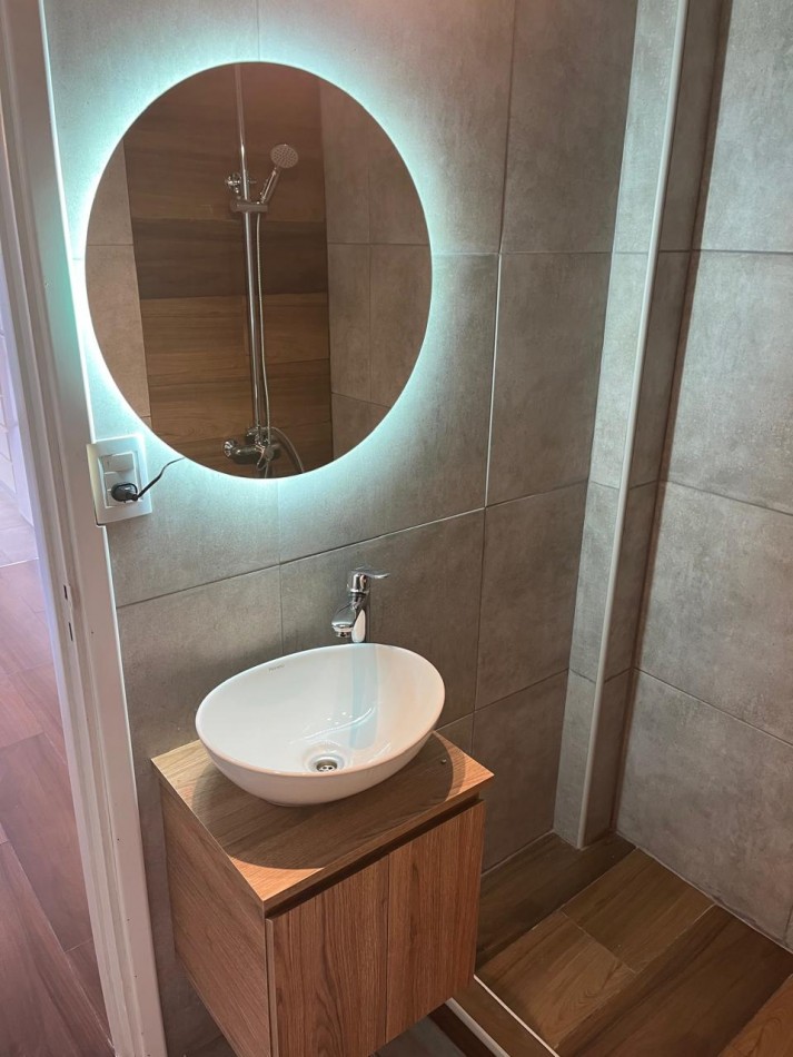 Departamento monoambiente reciclado con patio - 37 m2