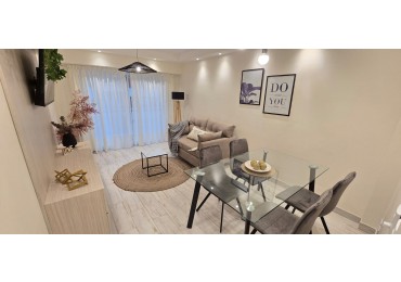 2 AMBIENTES A ESTRENAR EN EXCELENTE UBICACION, DECORADO Y AMOBLADO