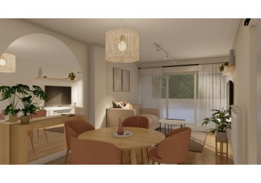 DEPARTAMENTO SEMIPISO 3 AMB. CON BALCON A LA CALLE - ZONA PLAZA MITRE - AMOBLADO