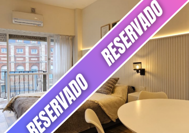 MONOAMBIENTE MODERNO CON BALCON FRENTE AL HOTEL PROVINCIAL